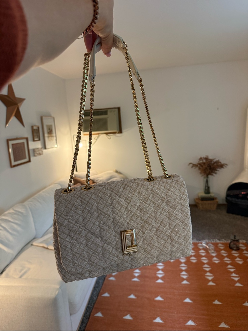 Karl Lagerfeld Convertible Shoulder Bag